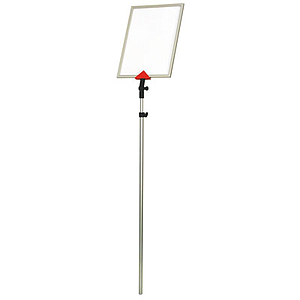 SHOWCARD STAND BD-DEKO A4P,ADJUSTABLE TUBE 1000 - 1900 MM, TRIANGULAR T PIECE