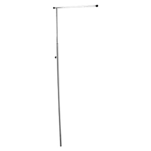 GALLOW SHOWCARD STAND, ONE ALUMINIUM GALLOW 500 MM, SQUARE STEEL TUBE 1200 - 2100 MM, WITHOUT BASE