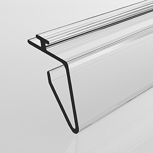 SNAP-ON PROFILE WITH MECHANICAL CLAMPING FOR TEGO SHELVES