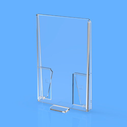 REAR ACCESSORY WITH MOUNTING ON PUSHER, 75X80 MM