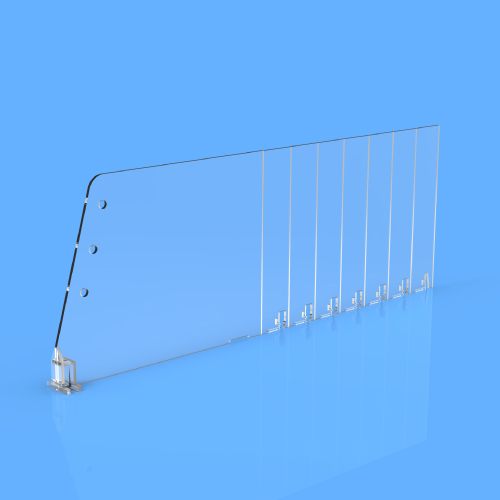 DIVIZOR 120X335 MM (HXL) PUNCTE DE RUPERE CU PAS DE 25 MM