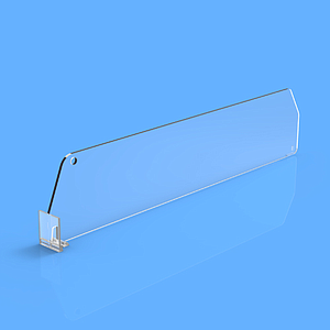 DIVIDER 60X555 MM (HXL), WITH A FIXING POINT