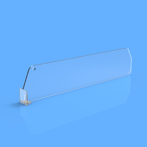TERMÉKELVÁLASZTÓ PRIMA S 1/60, 60X255 MM, RÖGZÍTŐPONTTAL, ”T” FRONT 20X24 MM