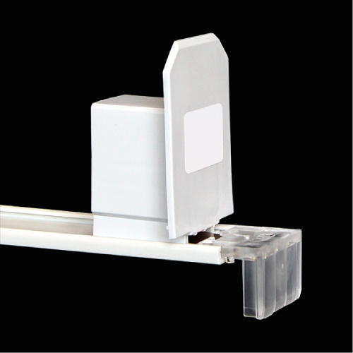 PRIMA PUSHER FOR SHELVES WITH FRONT GROOVE, PUSHING FORCE 6 N, WITHOUT FRONT