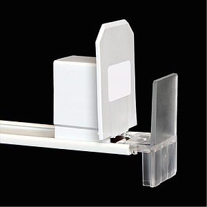 PRIMA PUSHER FOR SHELVES WITH FRONT GROOVE, PUSHING FORCE 2 N, WITH 30 MM HEIGHT FRONT