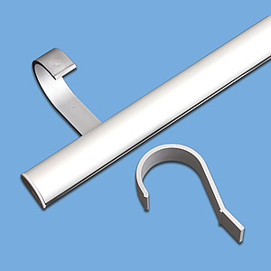PLASTIC SOLID SUSPENSION HOOK FOR 44 MM TUBE DIAMETER
