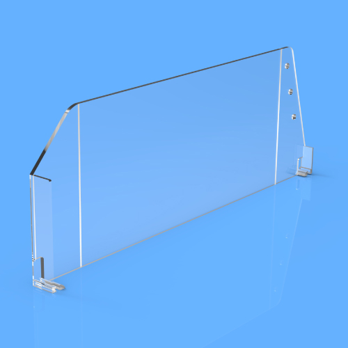 DIVIDER 120X360 MM (HXL), TWO FIXING POINTS, "L" FRONT RIGHT 17X80 MM