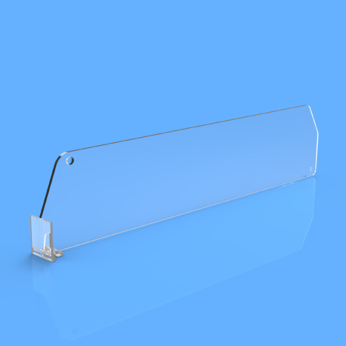 TERMÉKELVÁLASZTÓ PRIMA S MINI 1/60, 60X180 MM, RÖGZÍTŐPONTTAL, ”T” FRONT 12X24 MM