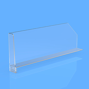 DIVIDER 100X300 MM, WITH "L" FRONT RIGHT 27/20X100 MM, WTHOUT FIXING POINTS