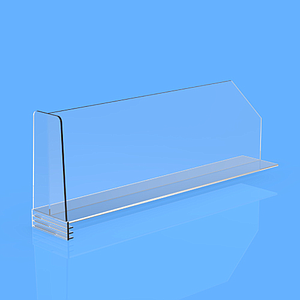 DIVIDER 100X300 MM, WITH "T" FRONT 54/41X100 MM, WTHOUT FIXING POINTS