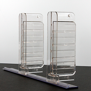 FRONT AND BACK SUPPORT FOR INDIVIDUALLY SIZED DIVIDERS