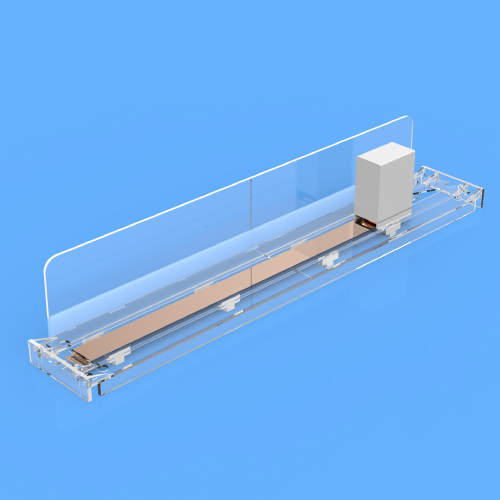 SISTEM VARIO: PUSHER B18 FORTA 2 N, DIVIZOR H 40 MM, SINA TRANSPARENTA L 210 MM
