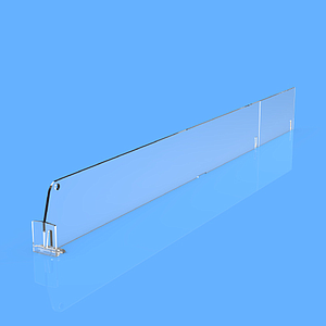 DIVIDER 50X470 MM (HXL), WITH TWO FIXING POINTS, "T" FRONT 20X24 MM