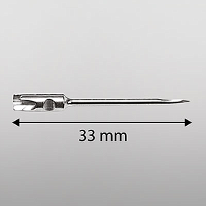 NEEDLE FOR GUN, WITH PLASTIC BASE, UNIT OF DELIVERY 5 PCS / BAG
