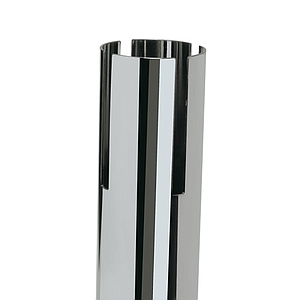 COLUMN BARRIER FOR PERIMETER BARRIER, CHROME