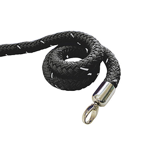 TEXTILE CORD 2000 MM WITH CHROMED MOUNTING RING