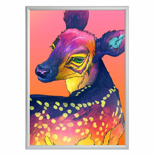 ALUMINIJUMSKI KLIK RAM, A1 (594X841 MM), 25 MM PROFIL
