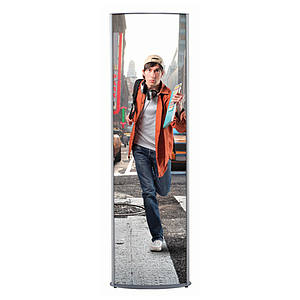 NON SNAP MONO TOTEM, WITHOUT LIGHT, POSTER SLIDE-IN 500X1700 MM 