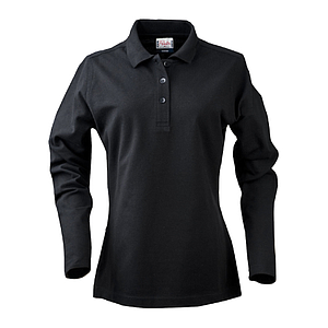 SURF LONG SLEEVE LADIES POLO PIQUE, 100% COTTON