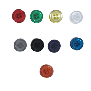 SHIRT BUTTONS LARGE, 100% POLYESTER