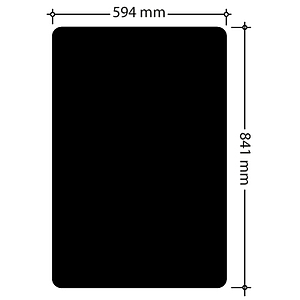 Plakátkeret kiegészítő A1 méretű krétatábla 0,5-1 mm vastagságban, krétával, filccel írható