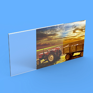 PLEXIGLAS U POCKET, A4L, 2 MM THICKNESS