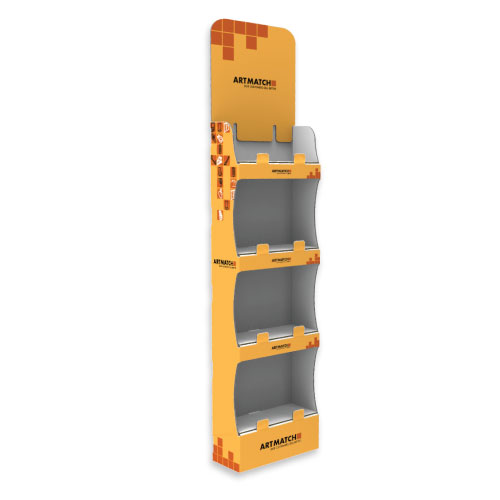 20 KG, CORRUGATED CARDBOARD DISPLAY 350x167x1190+350 MM HEADER