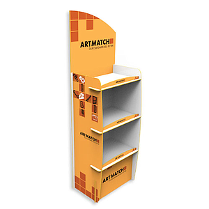 60 KG, HDF DISPLAY 330x530x1150+500 MM HEADER