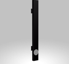 PP60 POINT HINGED MODULE BLACK, 80X10 MM, WITH HOLDER