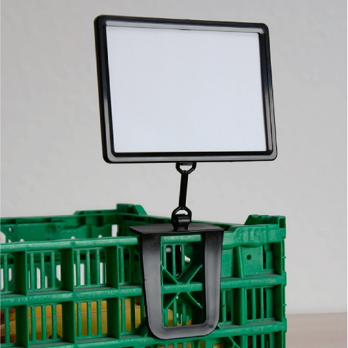 CLEMA DE FIXARE NEAGRA CU TIJA DE 100 MM SI ADAPTATOR CLICK PENTRU CASETELE DE PRET