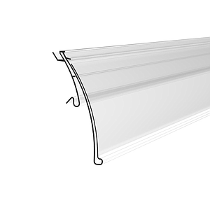 HERMES SCANNING RAIL, 39X1000 MM, WITH SOFT HINGE, WITHOUT GRIP