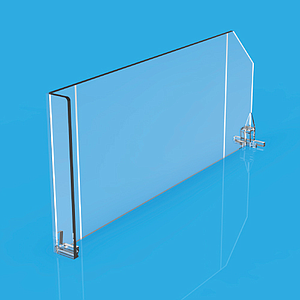 DIVIDER 120X485 MM (HXL), WITH TWO FIXING POINTS, WITH RIGHT FRONT