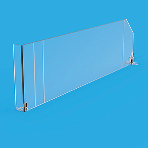 SNAP-ON DIVIDER WITH FRONT ON THE LEFT, 120X385MM (HXL)