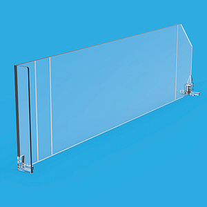 SNAP-ON DIVIDER WITH FRONT ON THE RIGHT, 120X385MM (HXL)