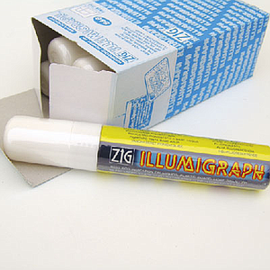 ZIG ILLUMIGRAPH HIGH FLUORESCENT, 6 MM TIP THICKNESS