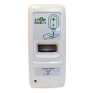 AM10 AUTOMATIC DISPENSER FOR DISINFECTING GEL AND LIQUID SOAP, FOR WALL MOUNTING