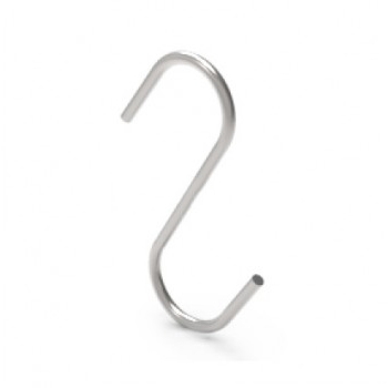 METALLIC "S" HOOK OPEN, L 65 MM, 2,2 MM WIRE 