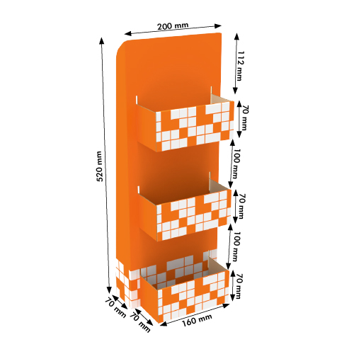 1.5 KG, COUNTER DISPLAY 140X200X520 MM